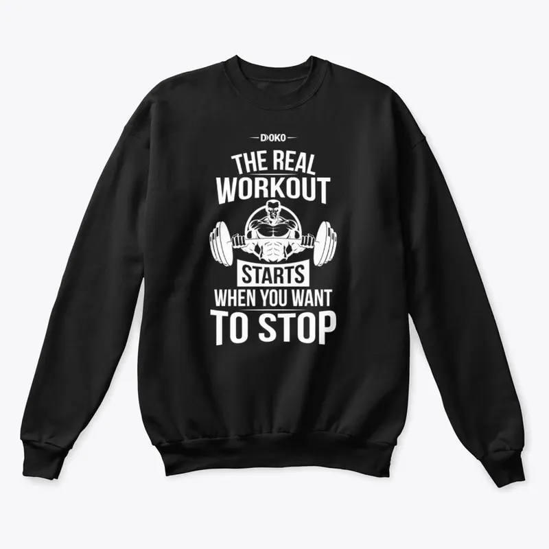 Big Workout Starts When You Want To Stop